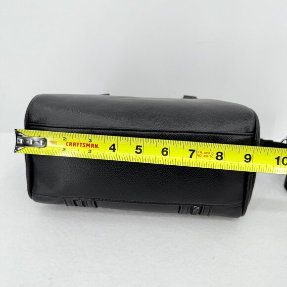 Ed Hardy Women's Black Vegan Leather Satchel 9x7X4 Detachable Shoulder Strap NWT - Picture 11 of 11